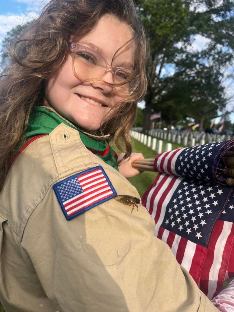 Flags at Camp Butler