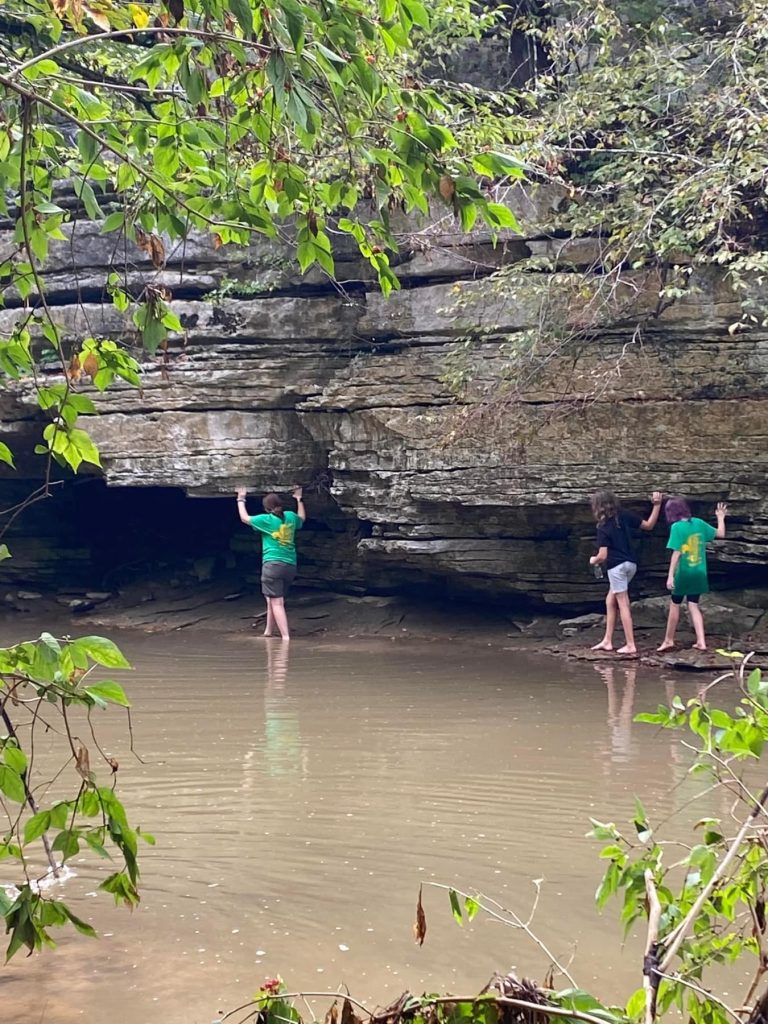 Caving in Waterloo, Illinois